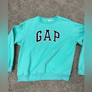 Gap women’s teal sweatshirt